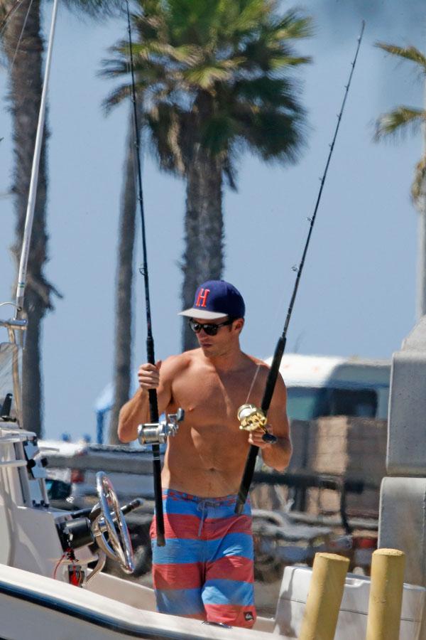 Scott Eastwood Shirtless Fishing