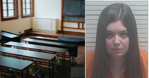A substitute teacher has been sent to jail as part of a plea deal after sending lewd photos to a student.