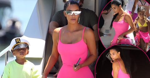 //Kim Kardashian Pink Bodysuit Curves PP