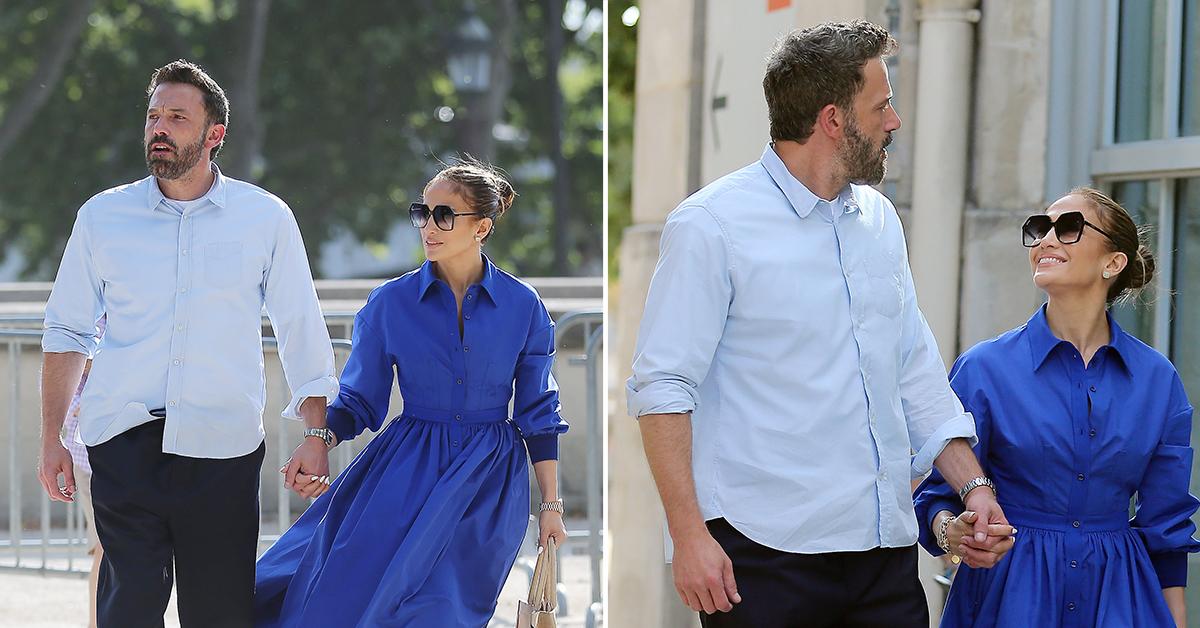 Ben Affleck & J Lo Hold Hands After He Cries At Dinner