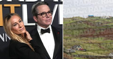 Split photo of Sarah Jessica Parker, Matthew Broderick, home in Northern Ireland