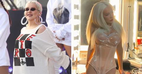 christina aguilera dramatic weight loss before after