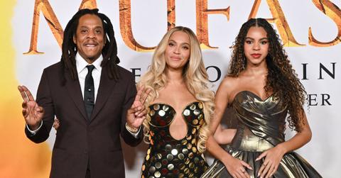 picture of Jay-Z, Beyonce and Blue Ivy