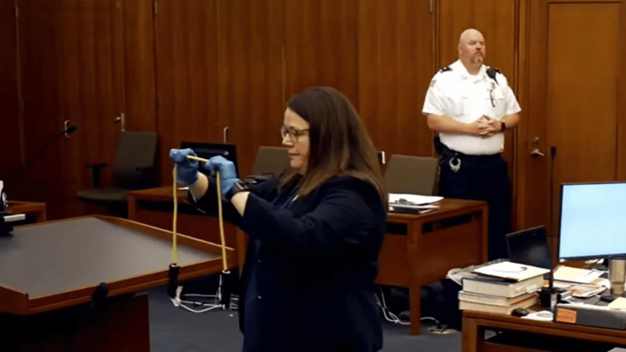 The juror reportedly took the murder weapon out of the evidence bag, but did not explain his reasoning.