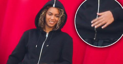 Beyonce Pregnant Music Video Shoot