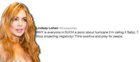 //lindsay lohan stupid celebrity tweets