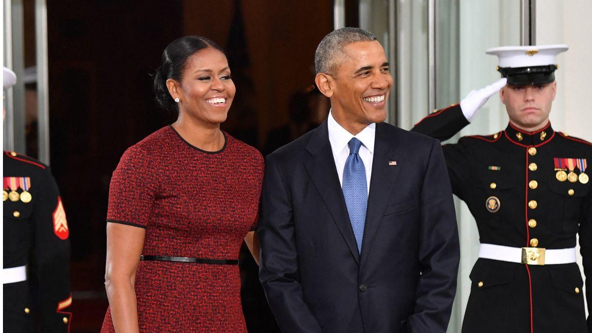 Photo of Michelle and Barack Obama