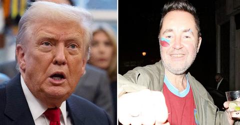 Photo of Donald Trump and Nigel Kennedy