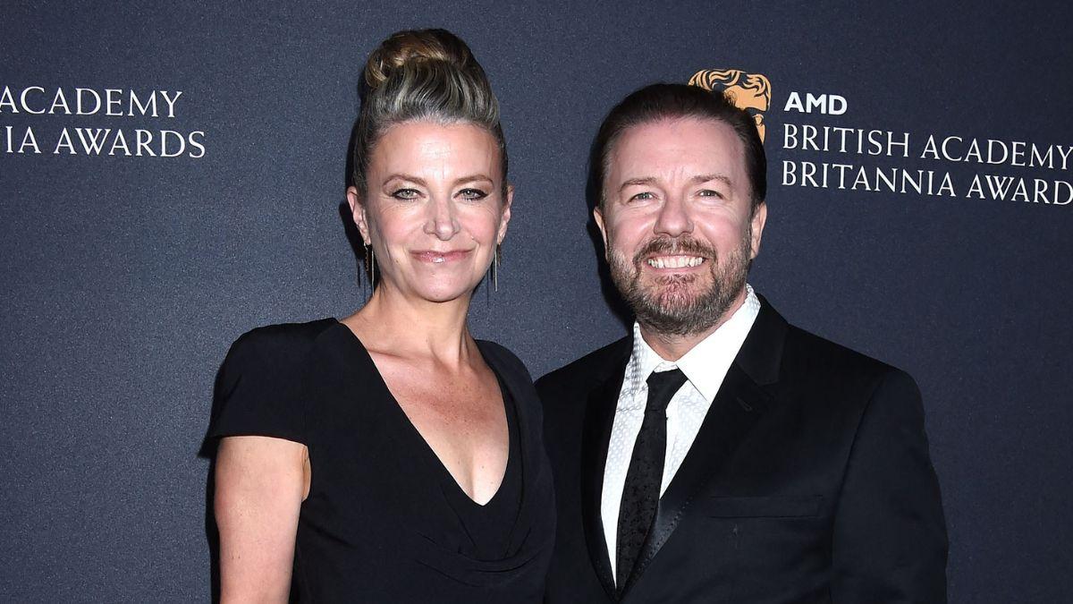 Photo of Ricky Gervais and Jane Fallon
