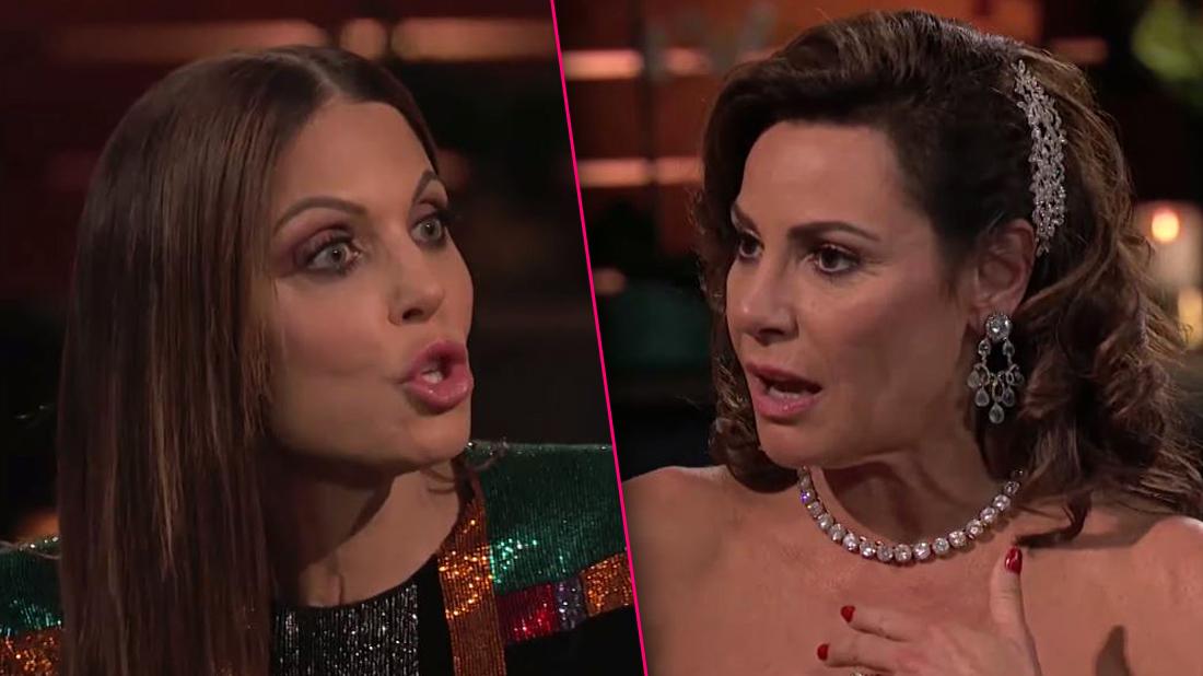 Luann de Lesseps and Bethenny Frankel Look Angry Feud Split