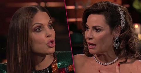 Luann de Lesseps and Bethenny Frankel Look Angry Feud Split