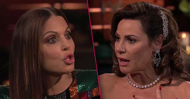 Luann de Lesseps and Bethenny Frankel Look Angry Feud Split