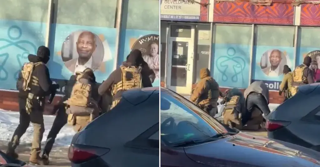 kristi noem ice agent fired defensive shots minnesota resident video