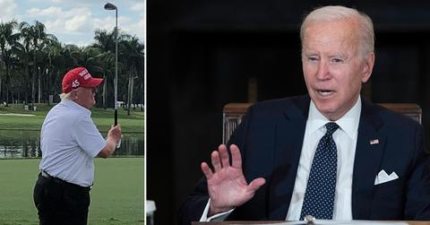 donald trump golf course joe biden liv