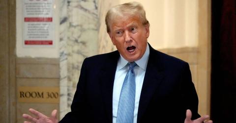 donald trump blowing off fraud trial golf complaining have to be here