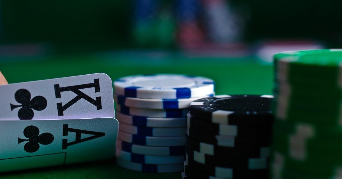 Photo of poker chips and playing cards