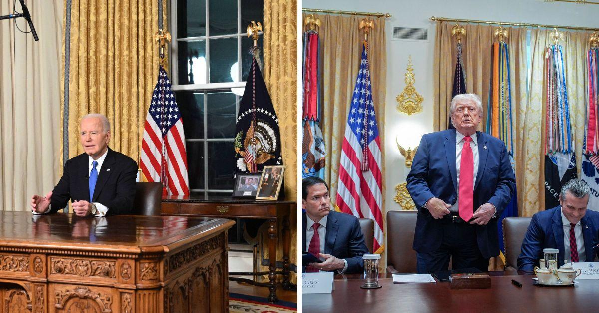 Joe Biden only displayed two flags during his term.