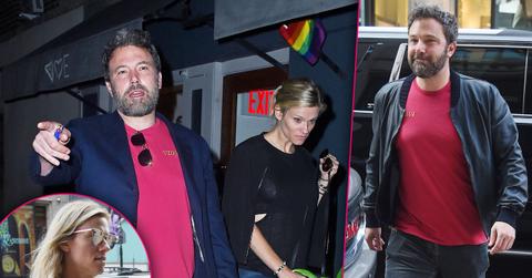 Ben affleck lindsay shookus dinner date