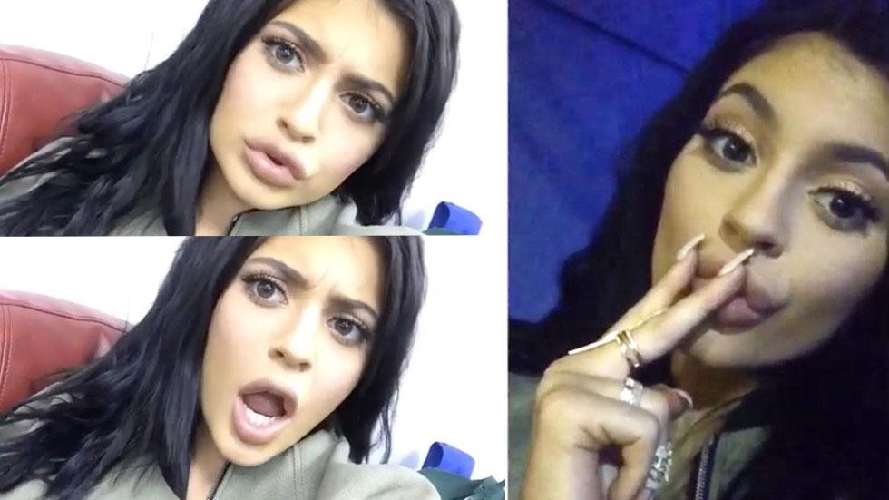 Kylie Jenner Swollen Lips Snapchat