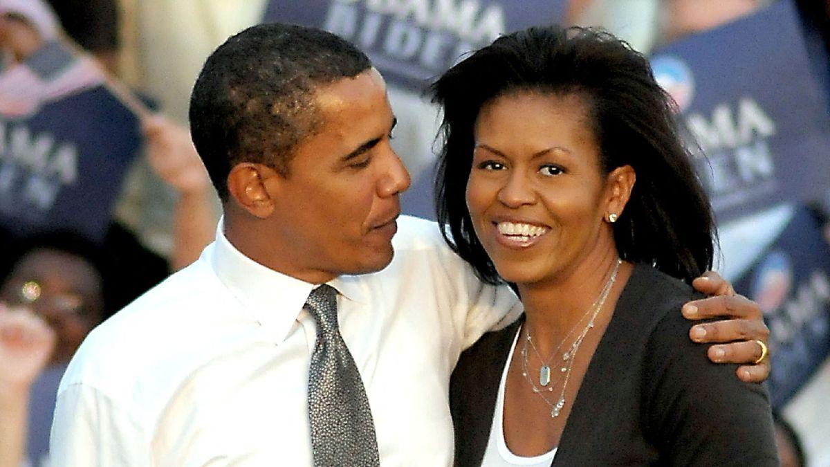 Photo of Barack Obama and Michelle Obama