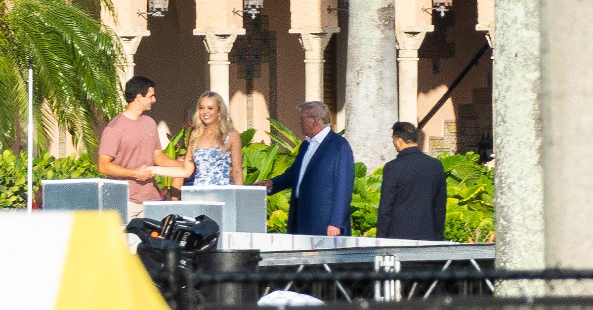 tiffany trump wedding preparation pictures mar a lago husband