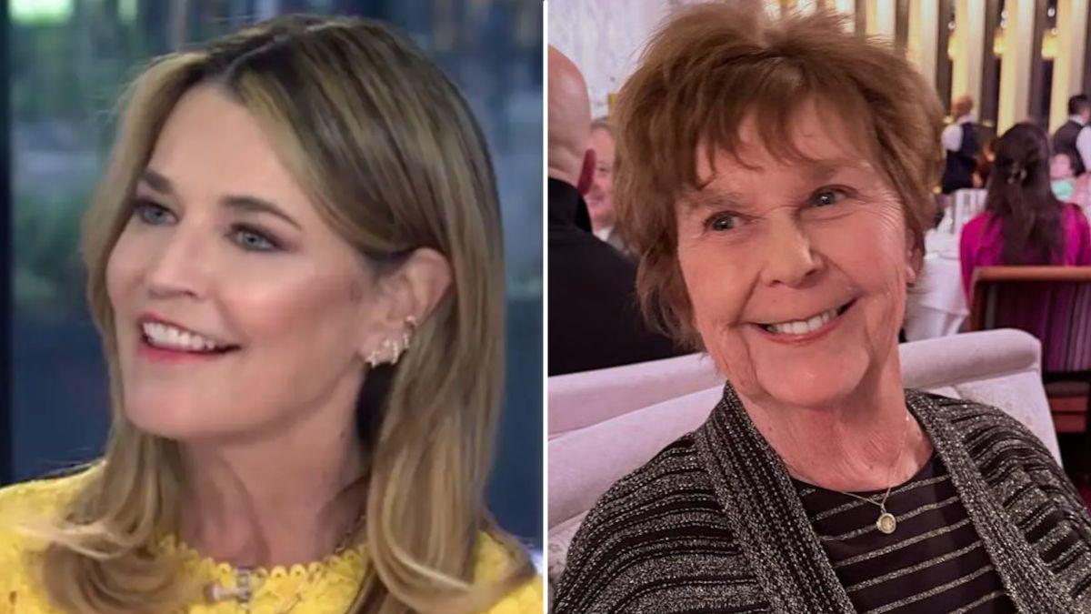 split image of Savannah and Nancy Guthrie