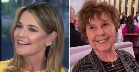 split image of Savannah and Nancy Guthrie