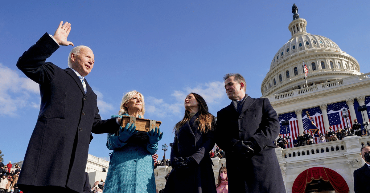 Photo of Joe Biden's inauguration