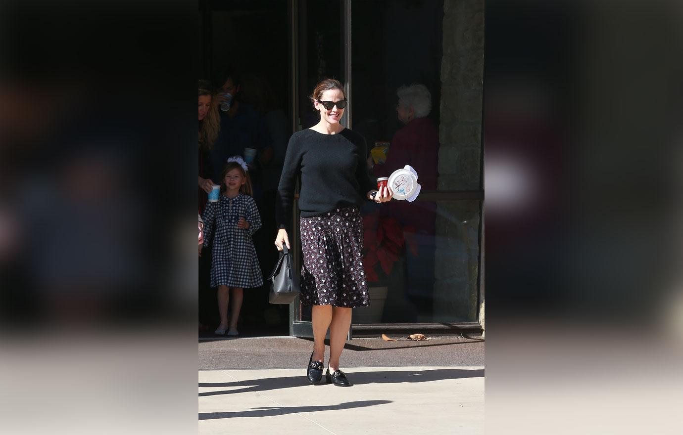 Jennifer Garner Ben Affleck Church Separate