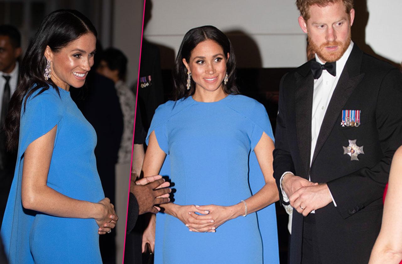 Meghan Markle Pregnant Huge Baby Bump