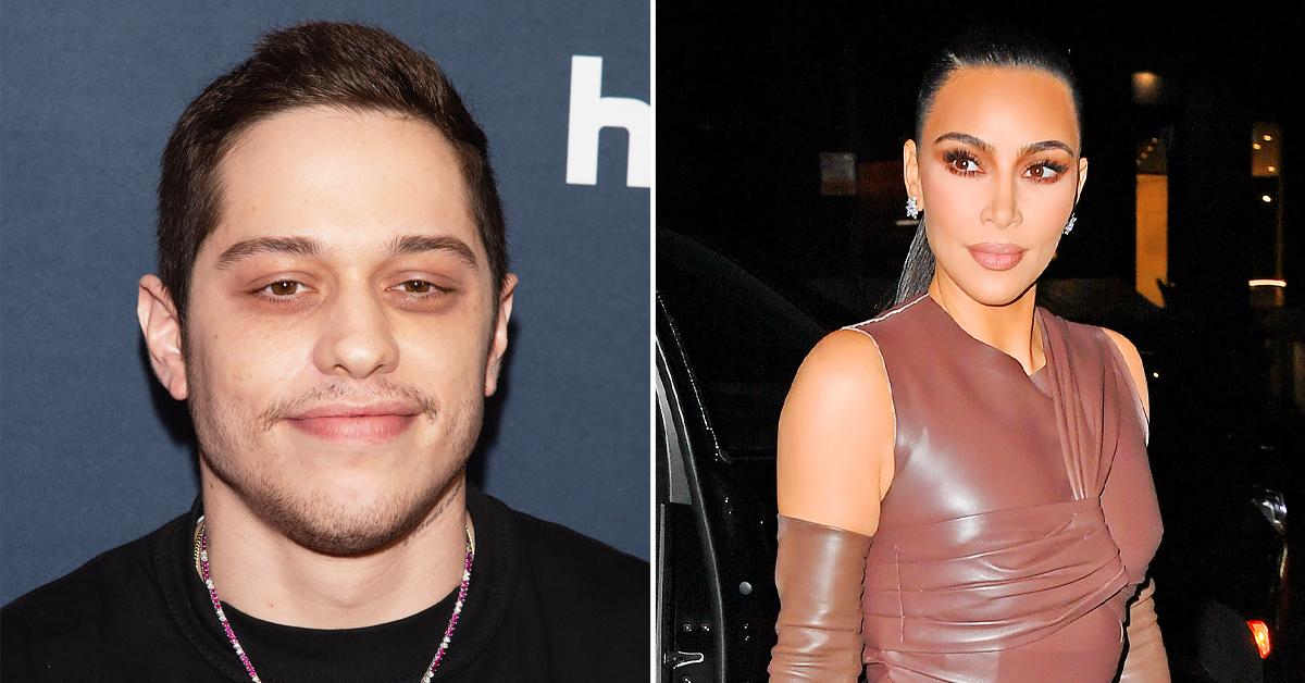 pete davidson falling for wont stop texting kim kardashian kanye west r