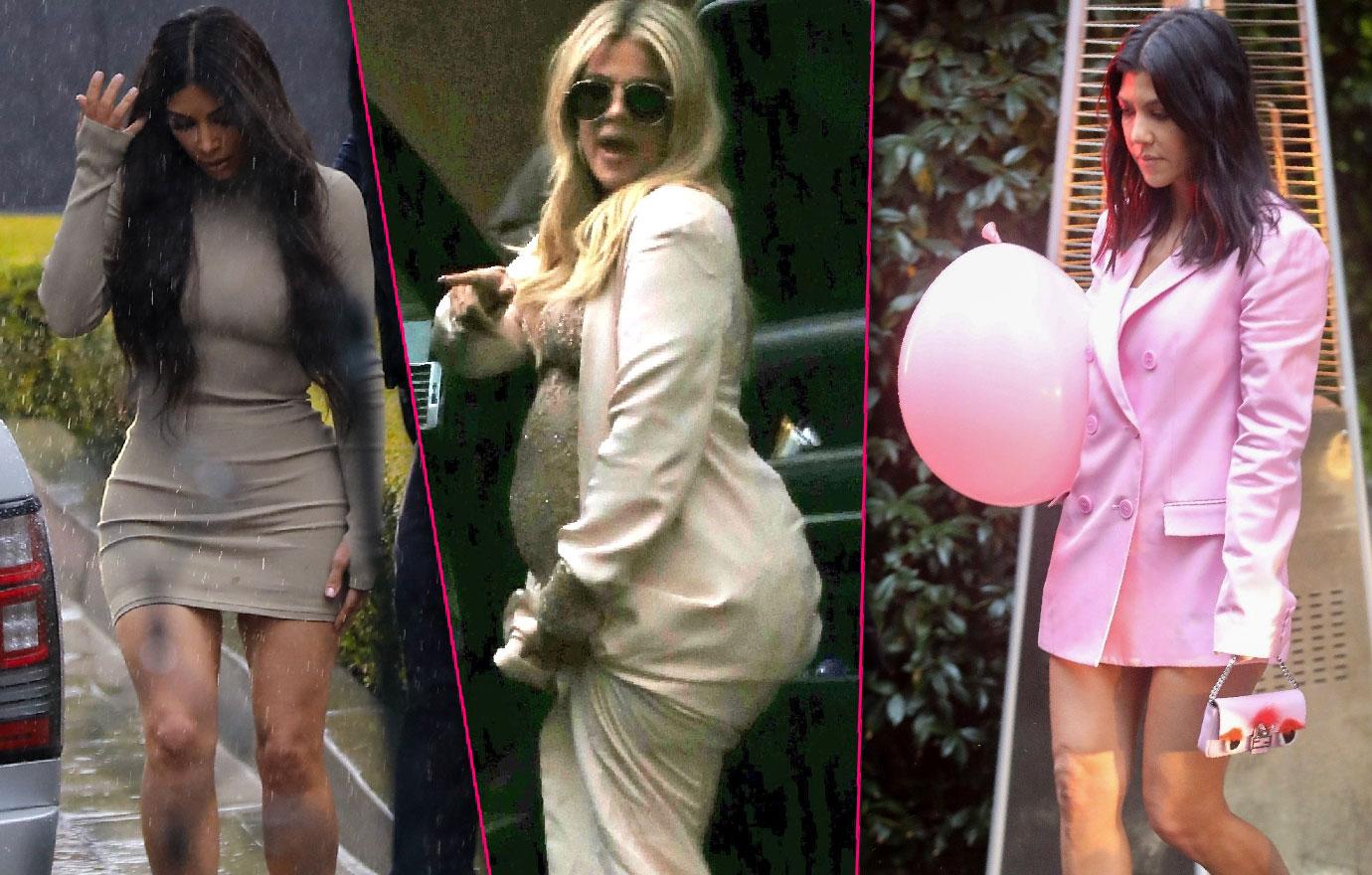 Kyle Richards Kim Zolciak Brielle Attend Khloe Kardashian Baby Shower