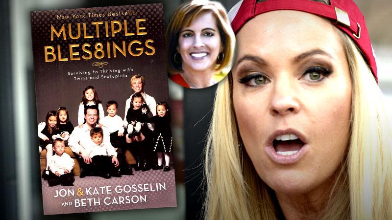 //kate gosselin didnt write one word book multiple blessings beth carson jon name more money pp sl