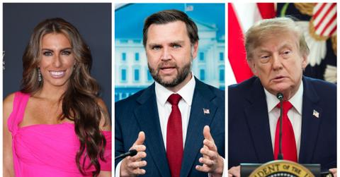 Alyssa Farah Griffin, J.D. Vance, and Donald Trump