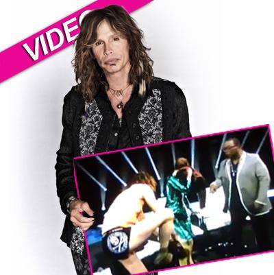 Steven Tyler Strips To His Underwear On American Idol!