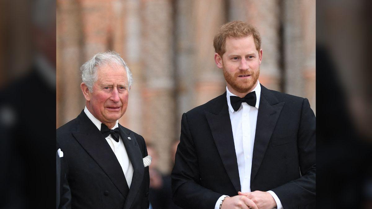 Photo of King Charles and Prince Harry