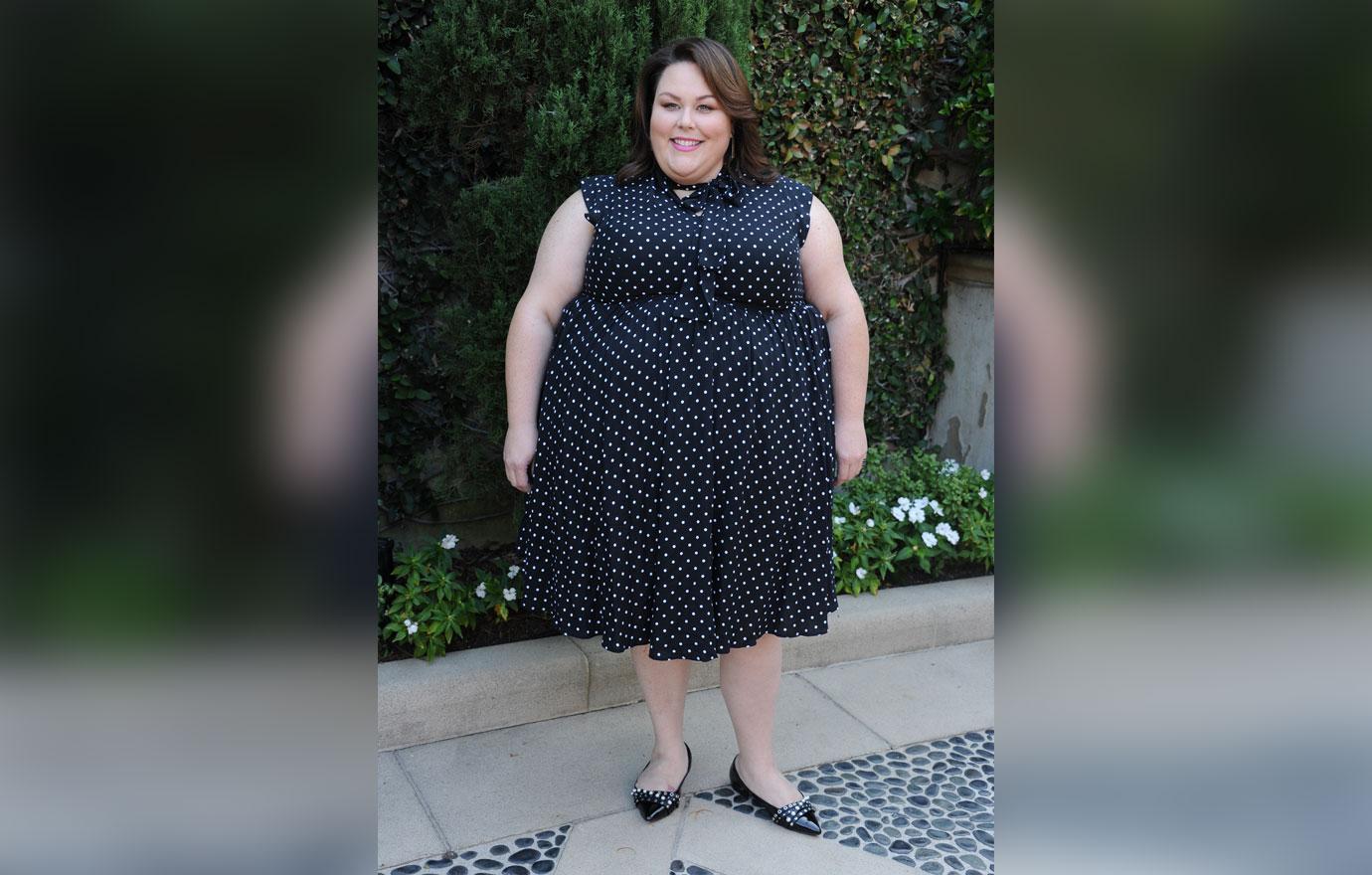 //Chrissy Metz polka dot dress