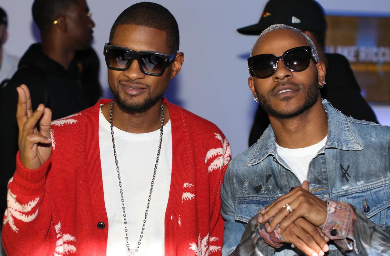 Usher Eric Bellinger Video Reveal Party