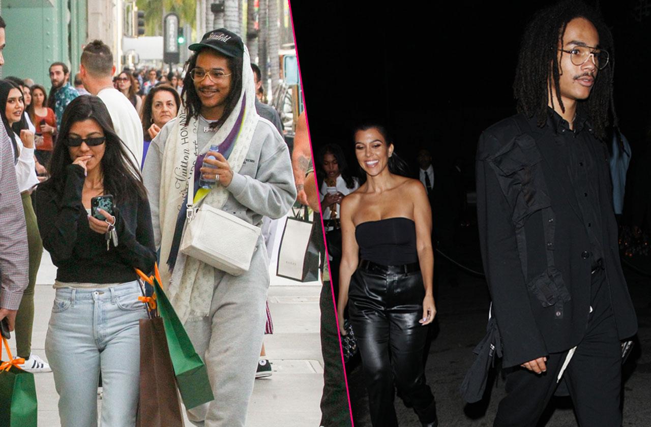 Kourtney Kardashian & Luka Sabbat: Pics Of The New Couple