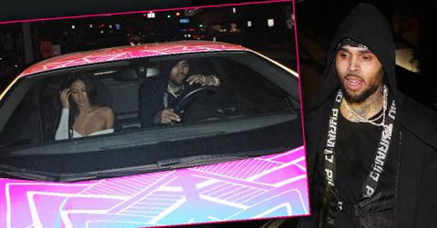 Chris Brown Seen With Mystery Woman While Expecting Child