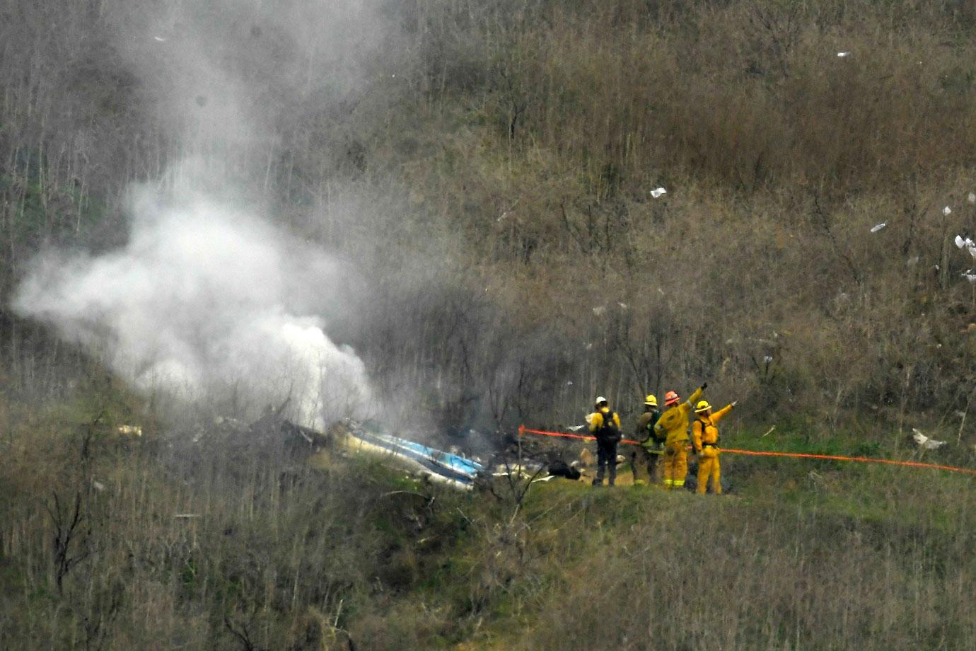 Kobe Bryant Dies Helicopter Crash Scene