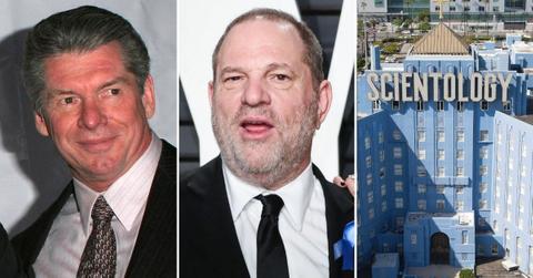 wwe vince mcmahon crisis pr rep harvey weinstein scientology report