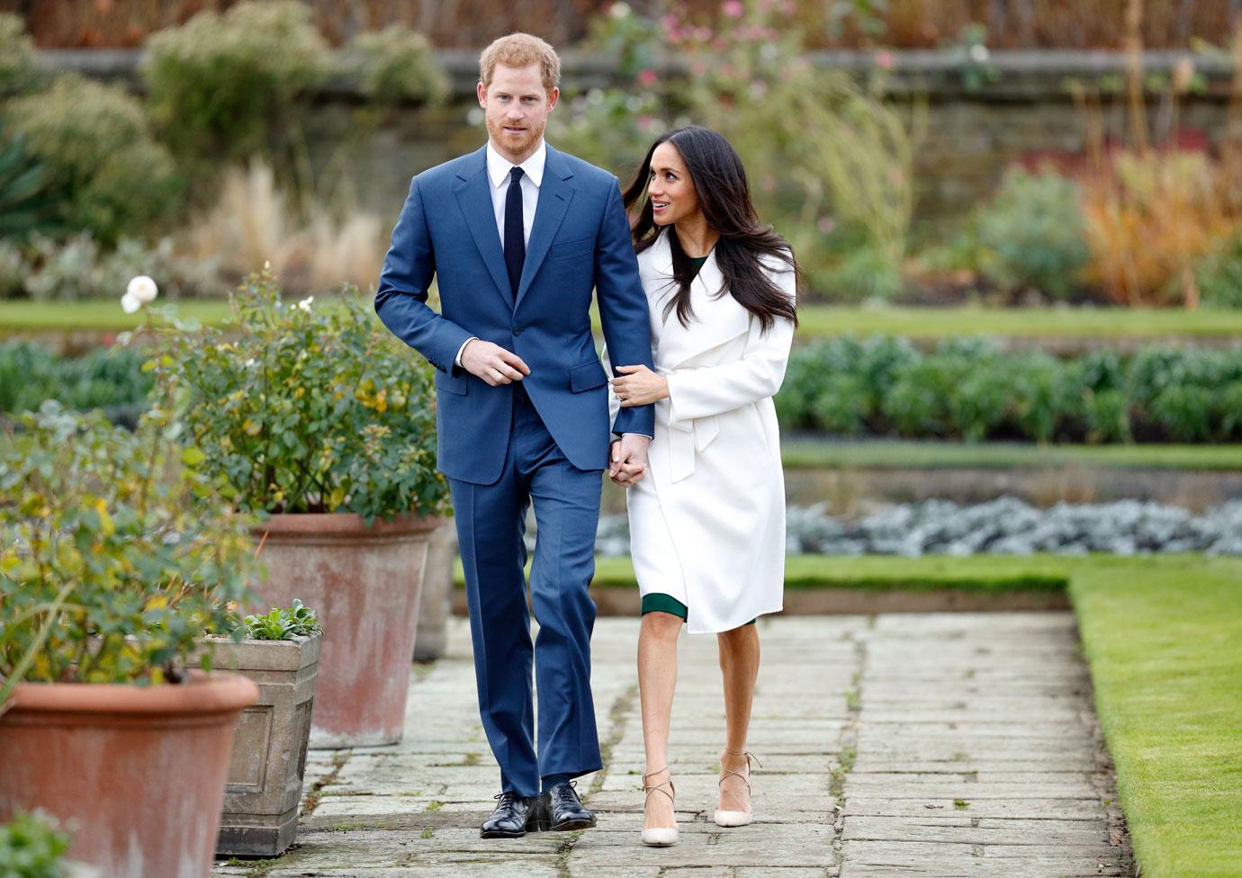 Prince Harry & Meghan Markle Pose For Engagement Photos Before Royal ...