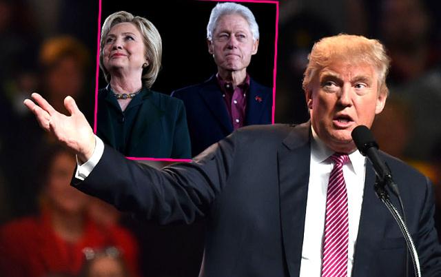 Donald Trump Blames 'Crooked Hillary' For Bill Clinton's Sex Scandals!