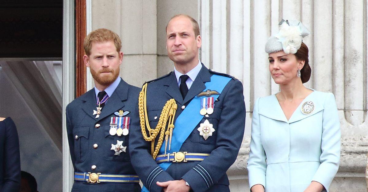 Photo of Kate Middleton, Prince William and Harry