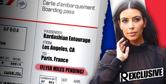 //kim kardashian frequent flyer miles wedding guests paris france kanye west  wide