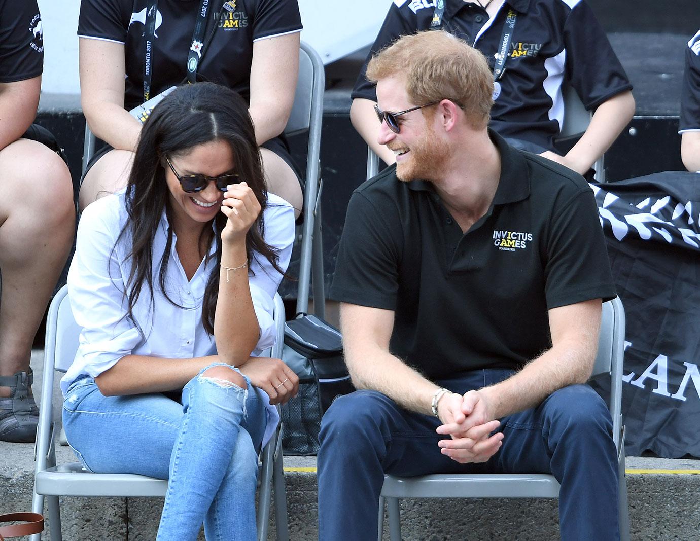 prince harry dating meghan markle first public photo invictus games