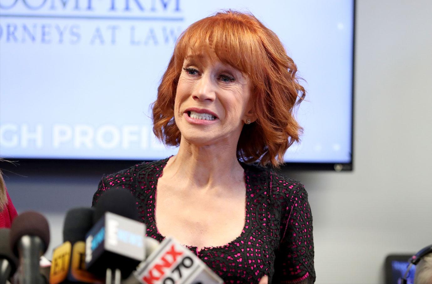 Kathy Griffin Donald Trump Photo Press Conference