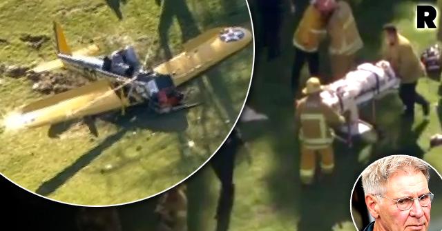 Bloody & Battered! Harrison Ford Treated By Paramedics At Crash Site In ...