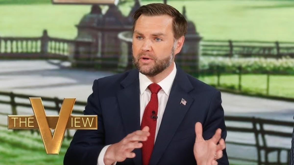 J.D Vance promoted his new book on 'The View'.